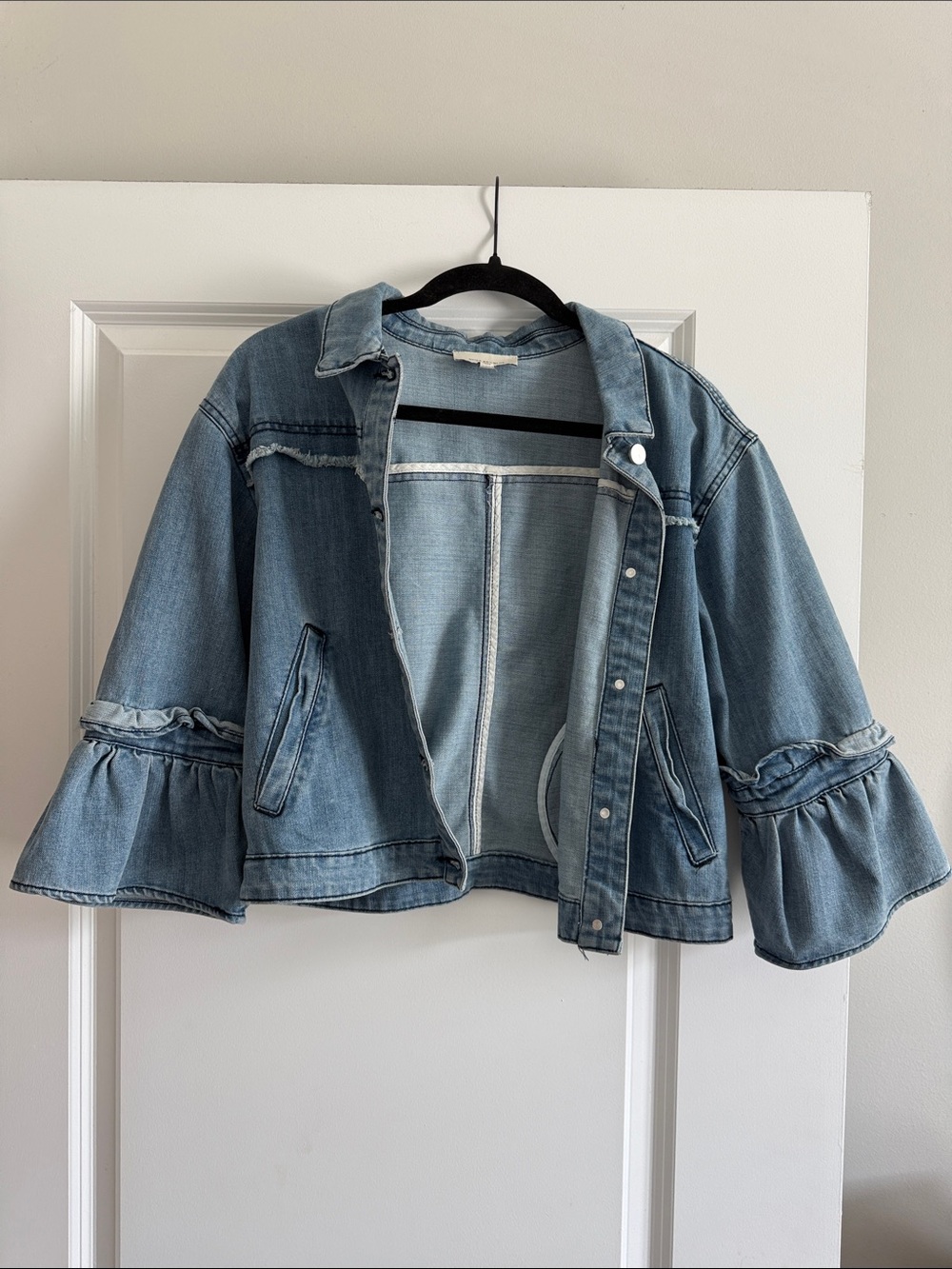Skies Are Blue Light Blue Denim Jacket
